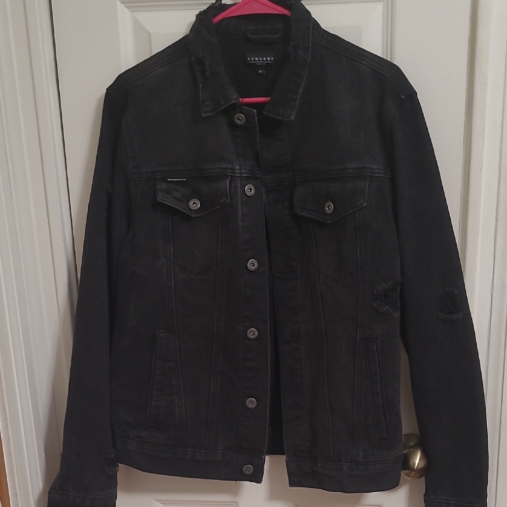 Classic Black Denim Jacket